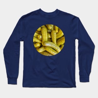 Baby Dill Pickles Food Photograph Long Sleeve T-Shirt